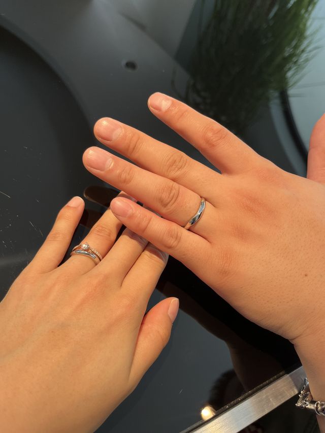 受取り時に取りました。