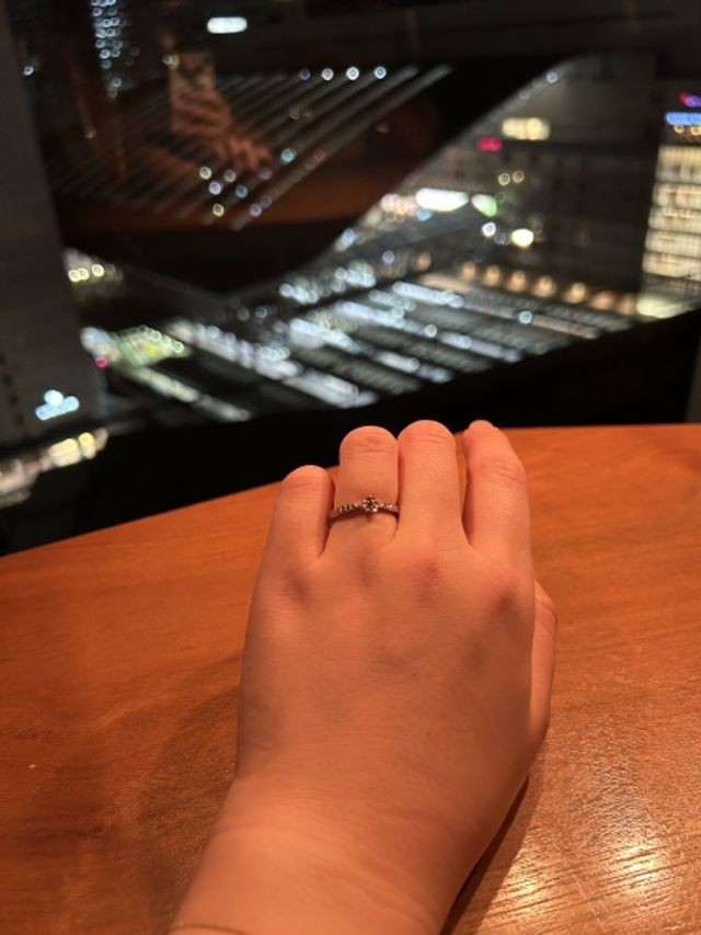 プロポーズしてくれた日の写真です。
