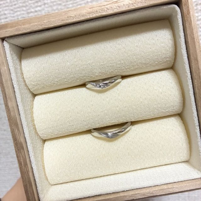 太め、Vデザイン、シンプル、メンズ加工あり