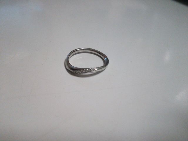 ４℃の指輪。結婚指輪です。