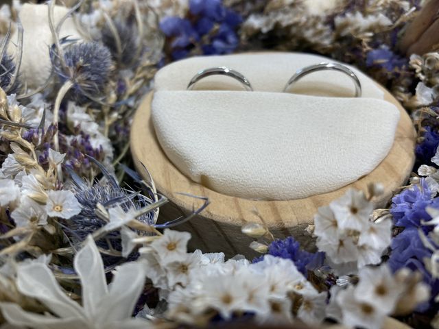 お花のケースに入れて写真を撮らせていただきました。