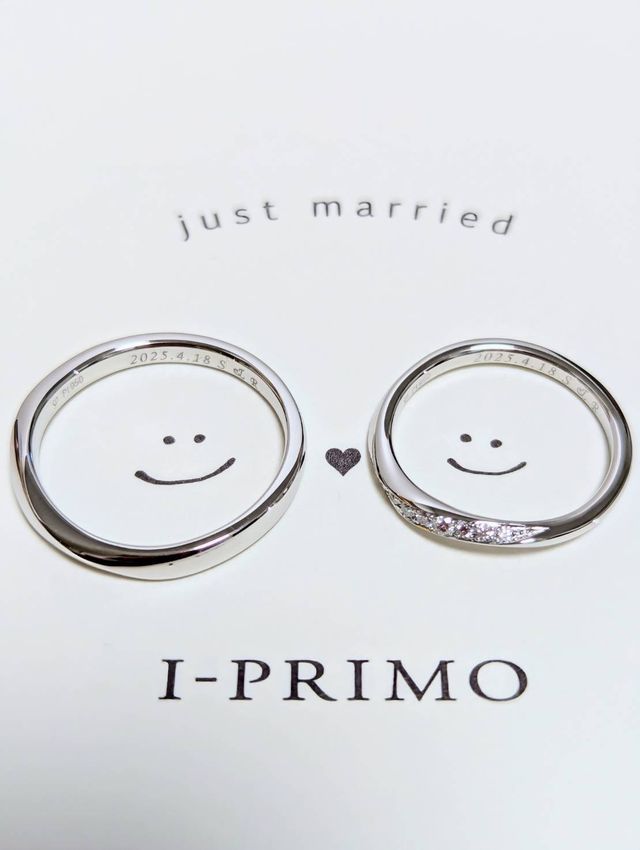 2人の指輪です♪