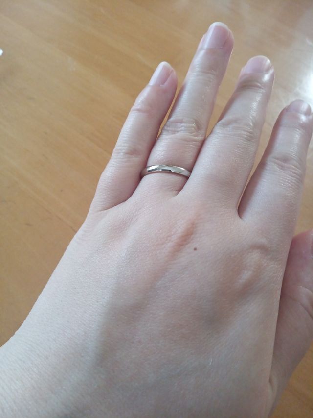 結婚指輪です
