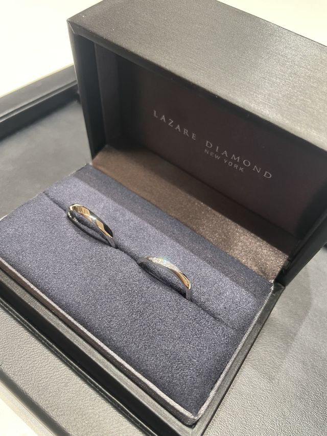 こちらの指輪にきめました。とっても綺麗で大満足です！