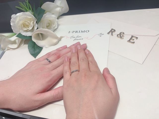 2人がそれぞれ気に入った指輪を見つけることが出来ました！