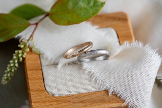 シャンパンゴールド&times;プラチナ