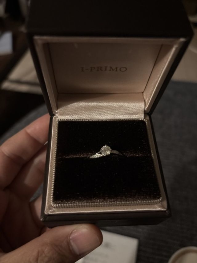 婚約指輪！