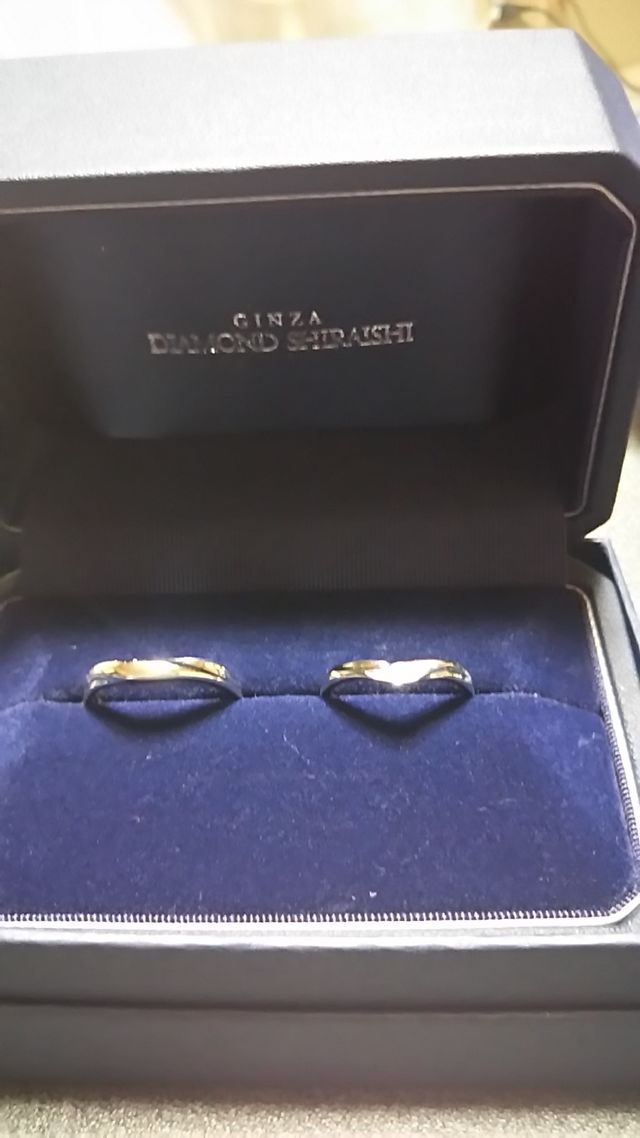 結婚指輪です！