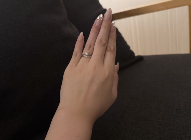 柊と結の重ね付け