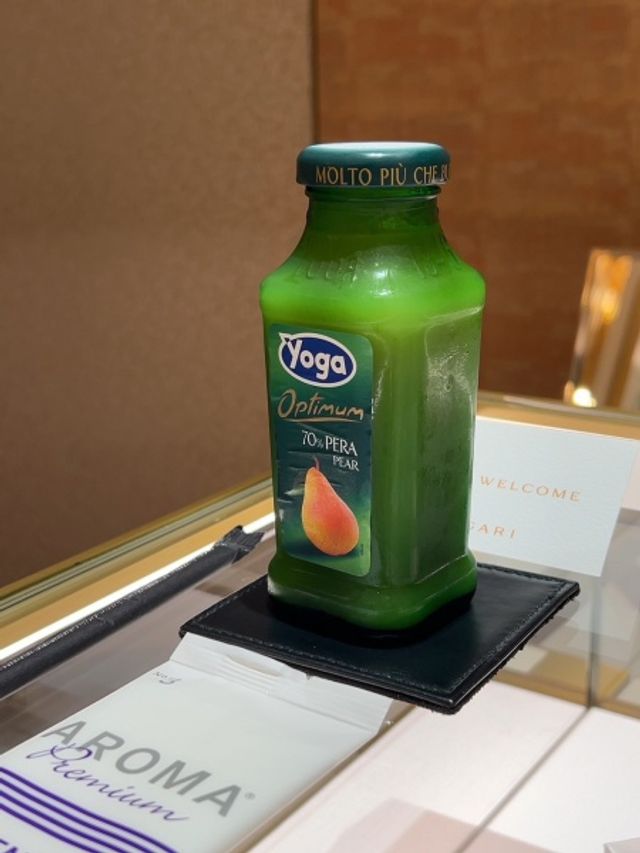 飲み物の提供がありました。