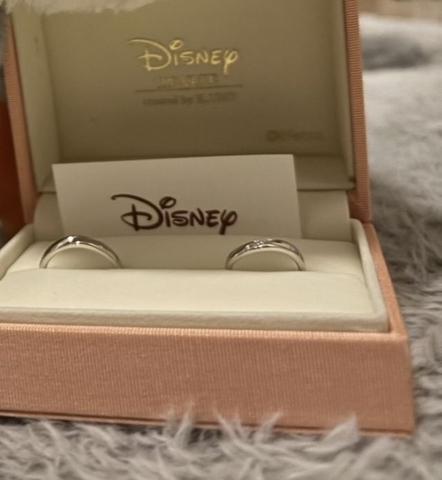 指輪受け取りの日の写真