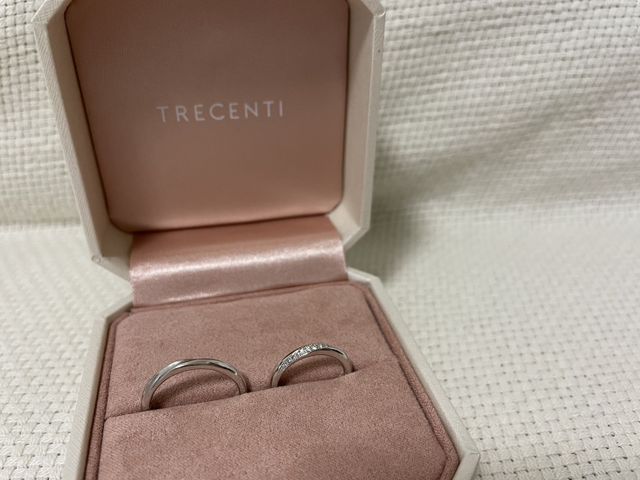 ２人の指輪、写真のみです。