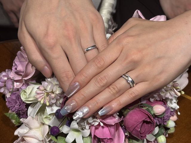 婚約指輪と入籍指輪になります。
