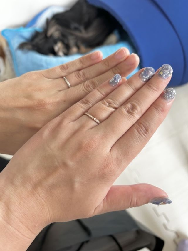 指輪が届きました