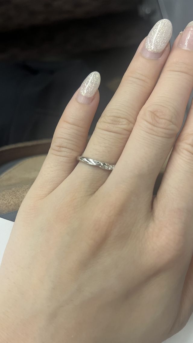 初めて家でつけた写真です！