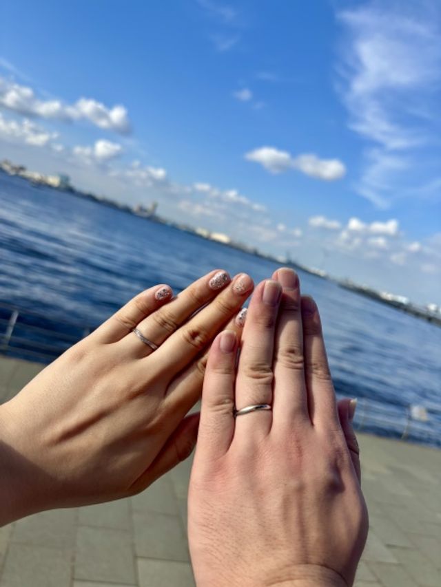 受け取った日に海辺にて