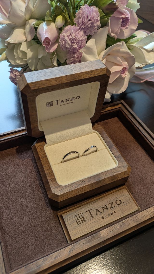 お受け取りしました！素敵な仕上がりで大満足です！