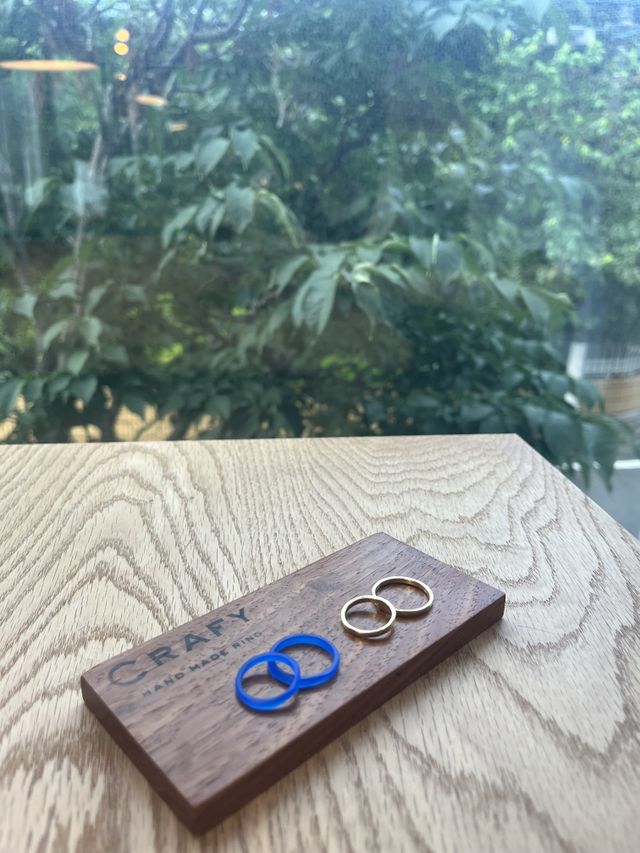 結婚指輪が届くまでわくわく♪