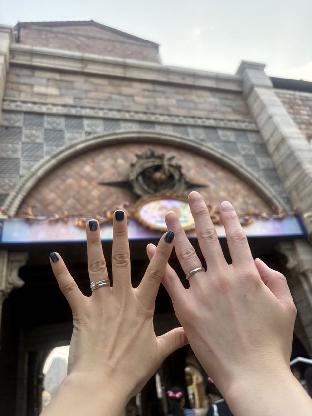 ふとめの指輪で存在感を出しました