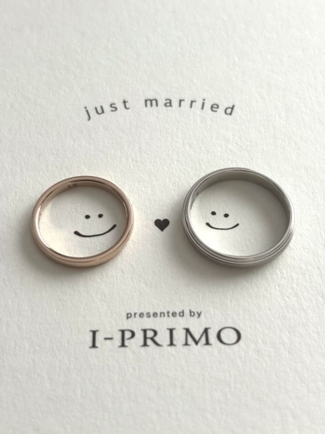 お互いに似合う色が異なったためバイカラーにしました。