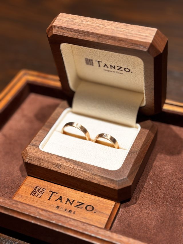 二人の結婚指輪！