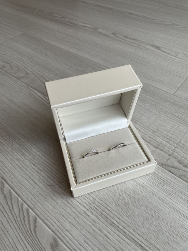 婚約指輪です。