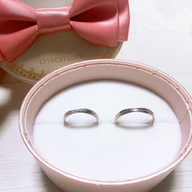 ダイヤの入り方がとてもかわいいです。