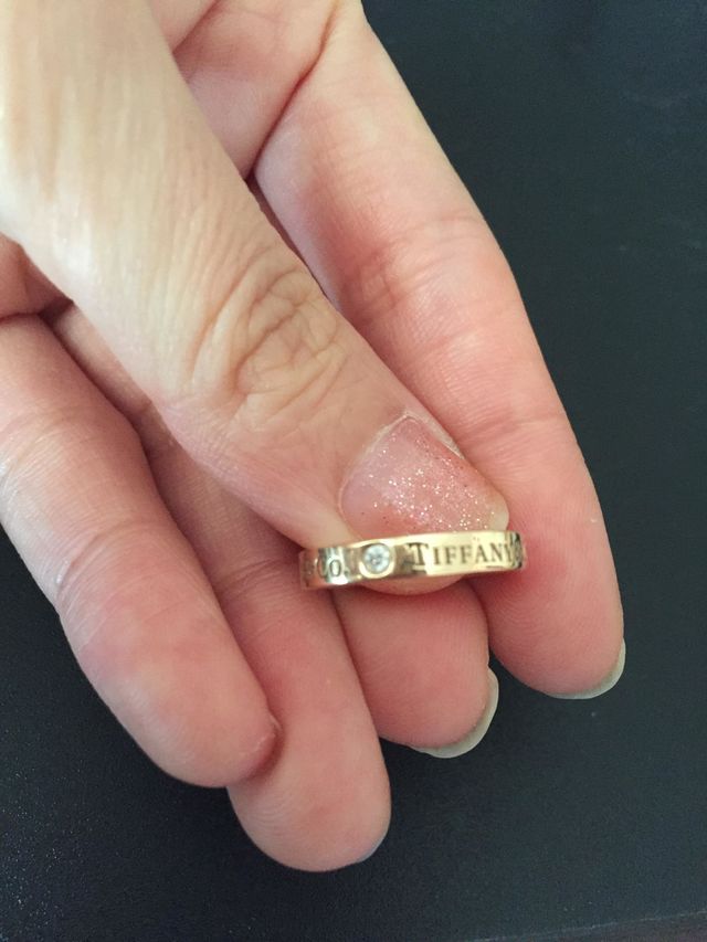 ティファニーのロゴがおしゃれです。