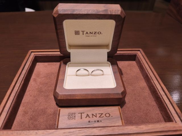 結婚指輪受け取りの日