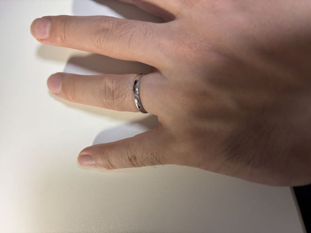 エクセルコで購入した結婚指輪です。
