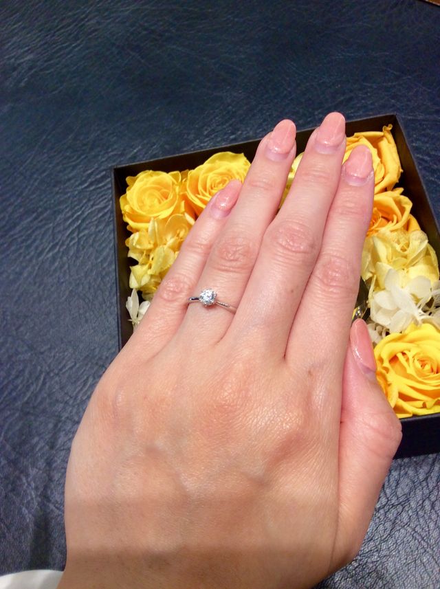 お花のボックスが可愛いくて更に感動でした。