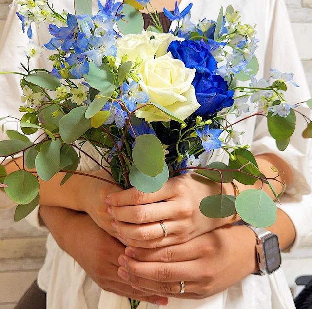 着用時に記念に撮ってみました。