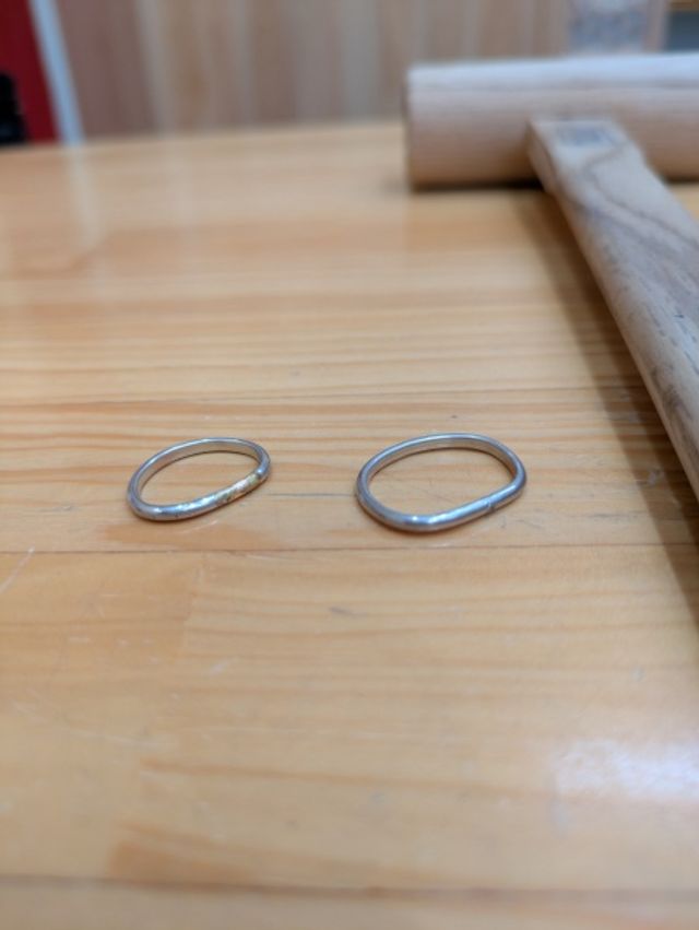 作成途中の指輪