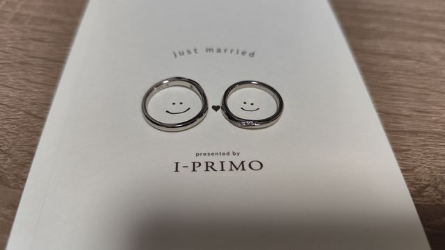 アイプリモさんで頂いた台紙の上にて撮影