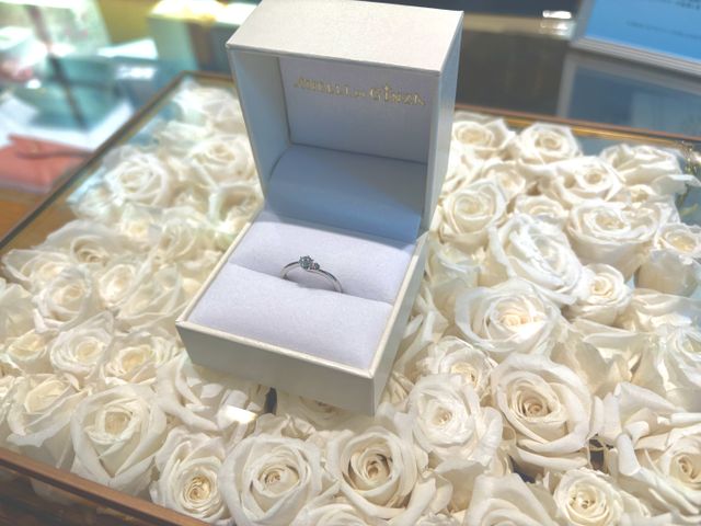 記念写真が撮れるように台座を用意していただきました。