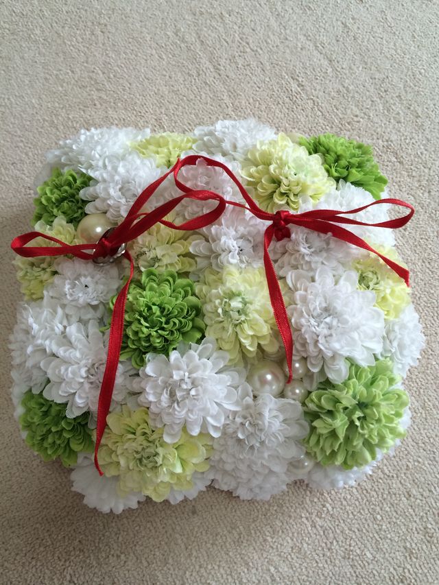 購入特典のリングピローと