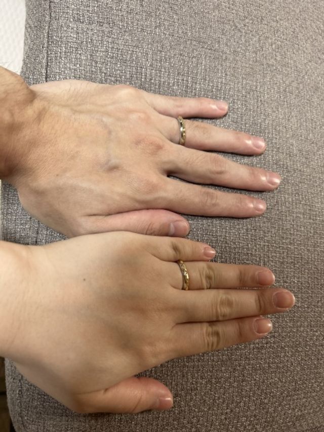 夫婦で撮りました！