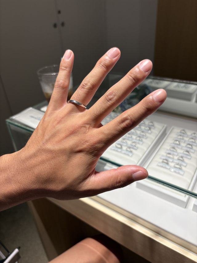 結婚指輪です。