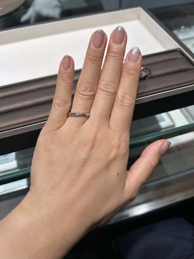 人と被らないダイヤありのキラキラコンビネーション