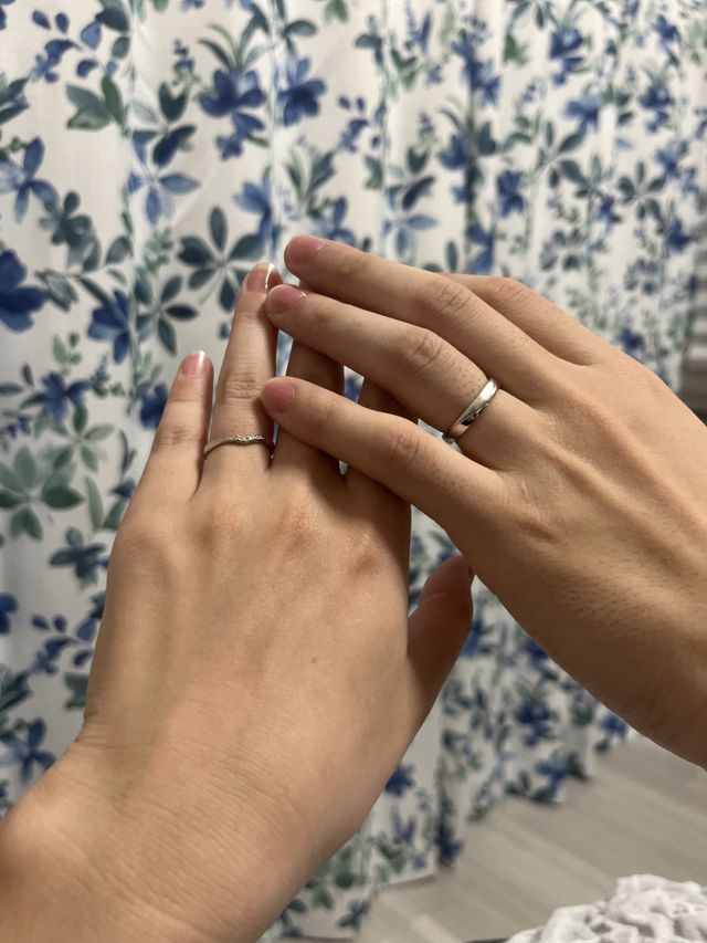 結婚指輪購入後1ヶ月です