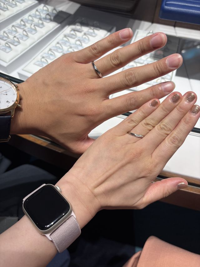 試着しています。