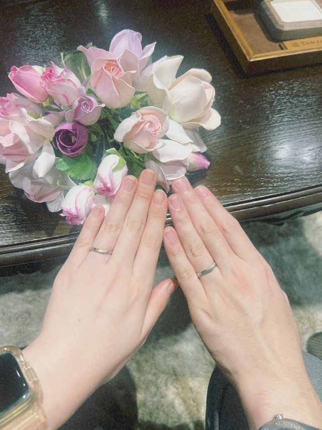 内側に好きな食べ物のアイコンを刻印してもらいました！