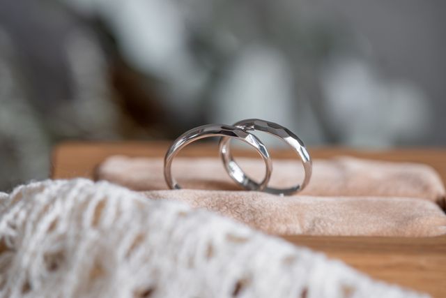 鎚目と飾りなしの半分半分にしてもらいました。