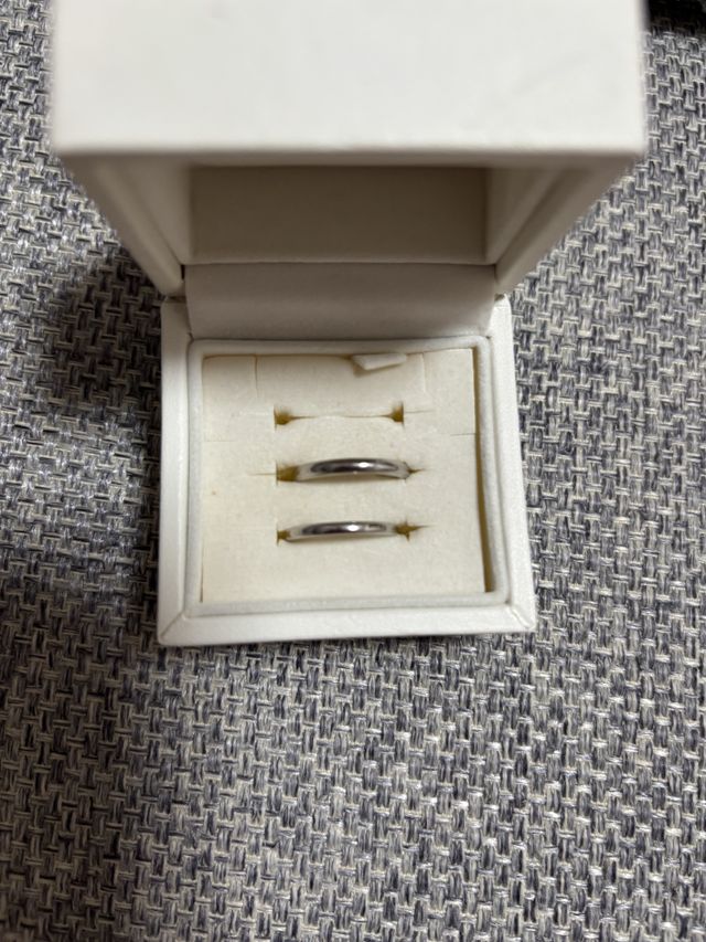 サイズは違いますが、夫婦で同じデザインです！