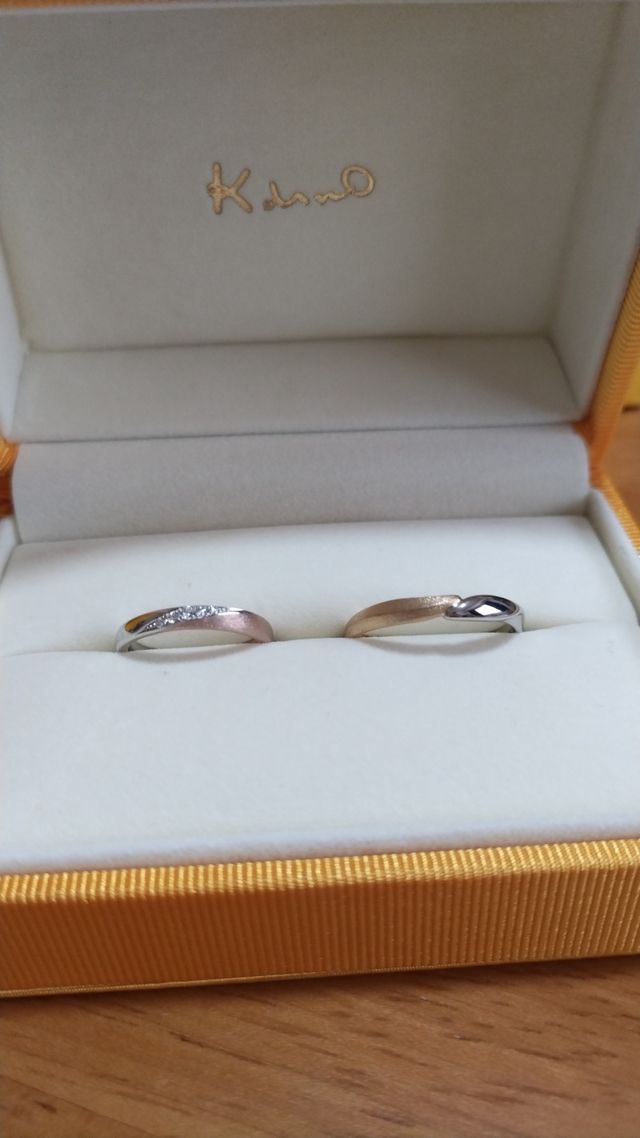 結婚指輪です。