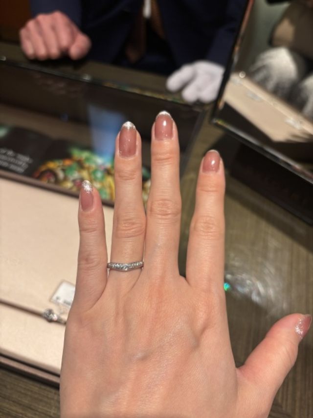 試着時の写真です