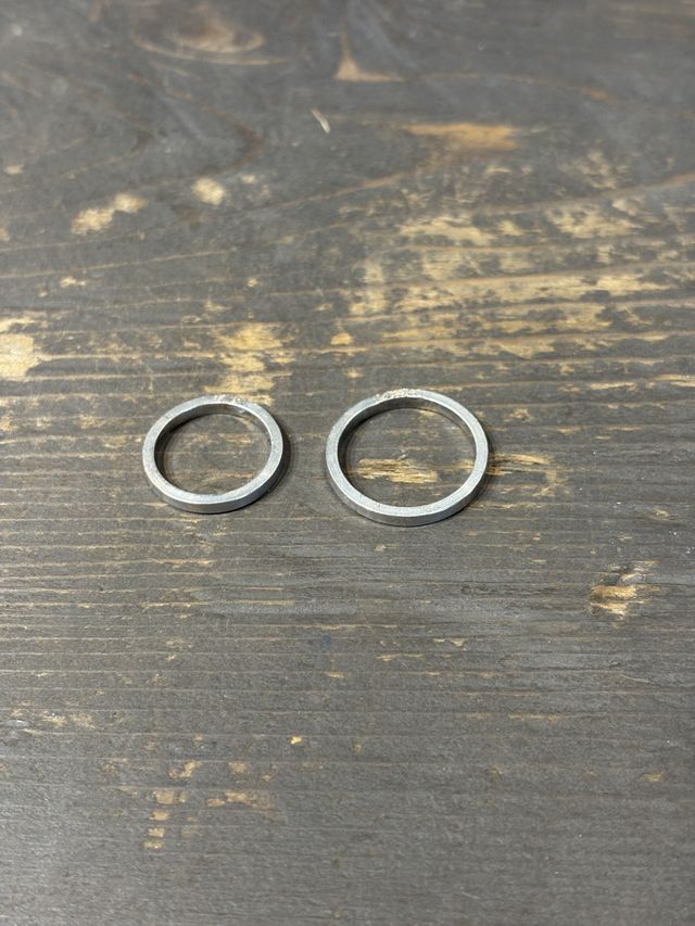 制作途中の指輪です。