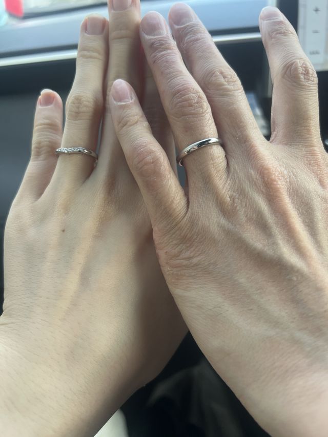 大切な結婚指輪！