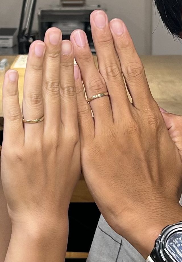 付き合って5年！夫婦になって1ヶ月！始めてのペアリング！