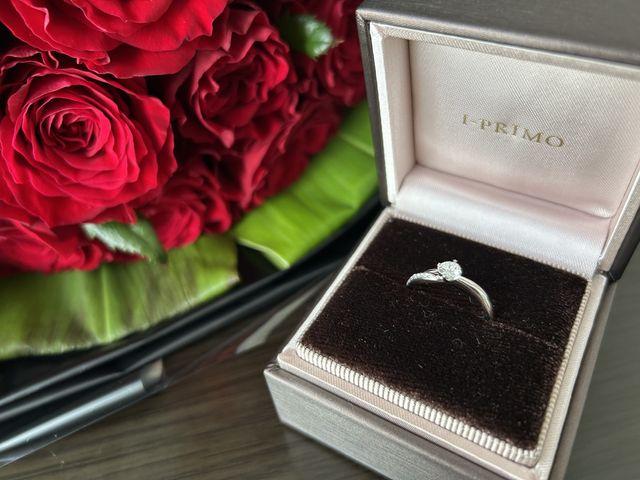 婚約指輪の写真